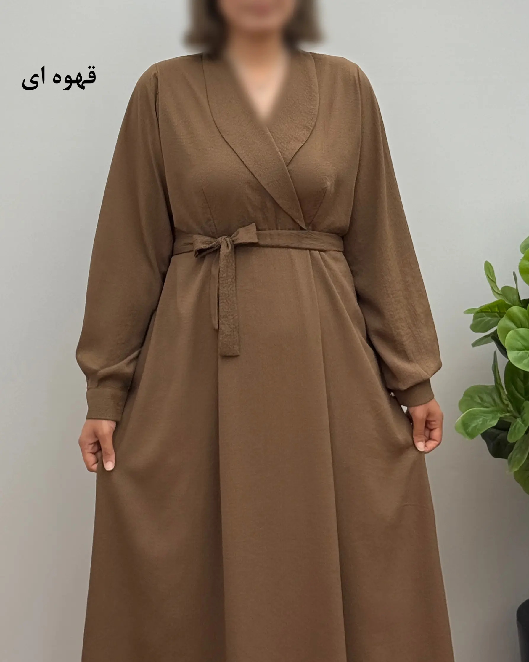 پیراهن مانتویی زنانه بلند مدل ساتیا